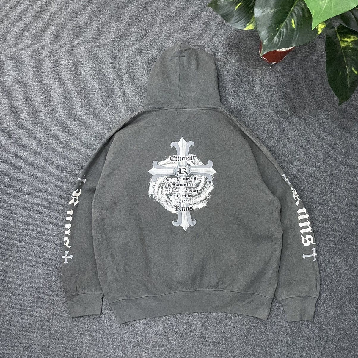 Affliction × Vintage Vintage Runs Big Cross Affliction Cyber Gothic Hoodie Size US XL / EU 56 / 4 - 1 Thumbnail