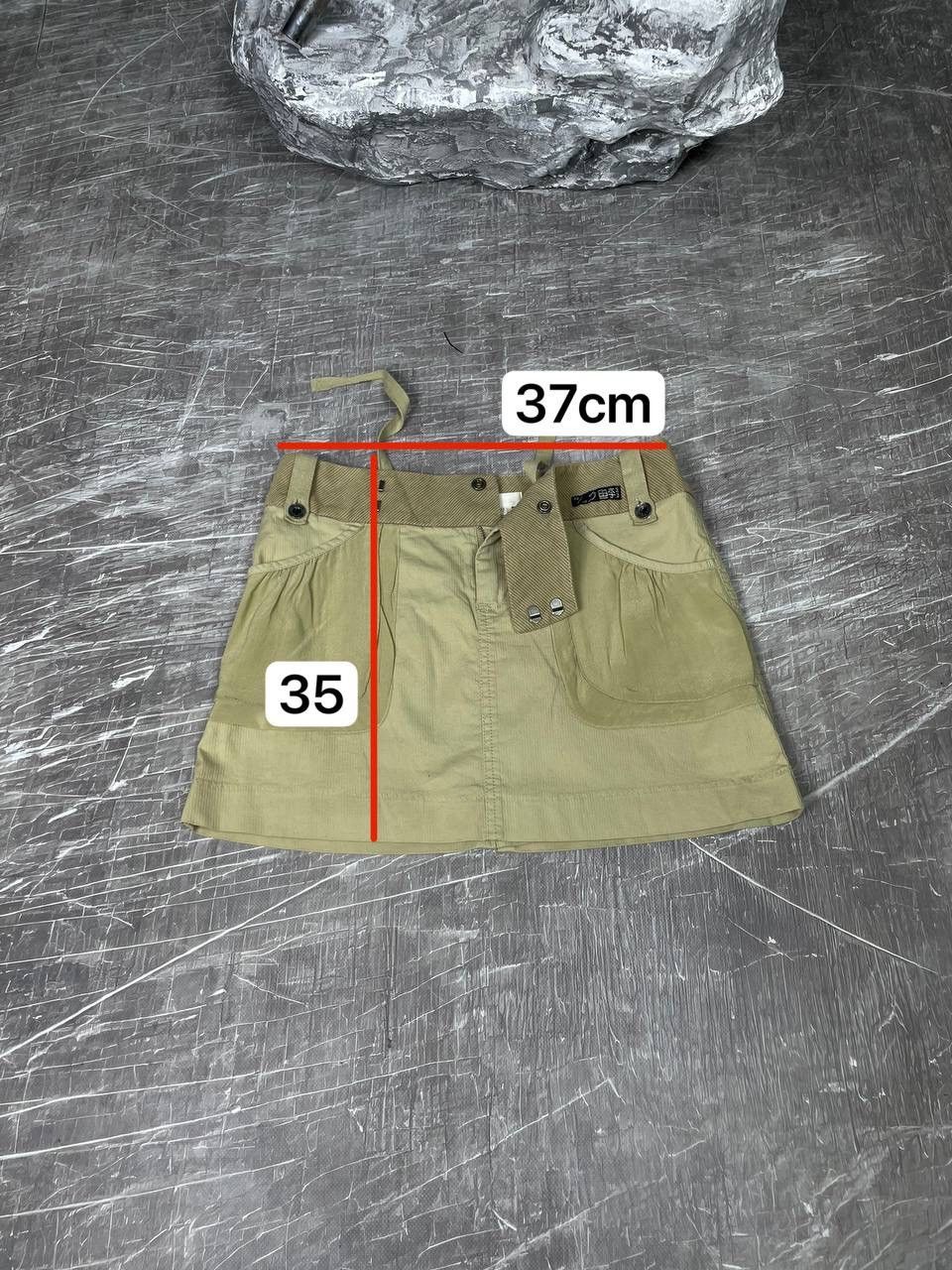Diesel × Japanese Brand Diesel Vintage Y2K Japanese Style Silk Pocket Mini Skirt Size 27" / US 4 / IT 40 - 13 Thumbnail
