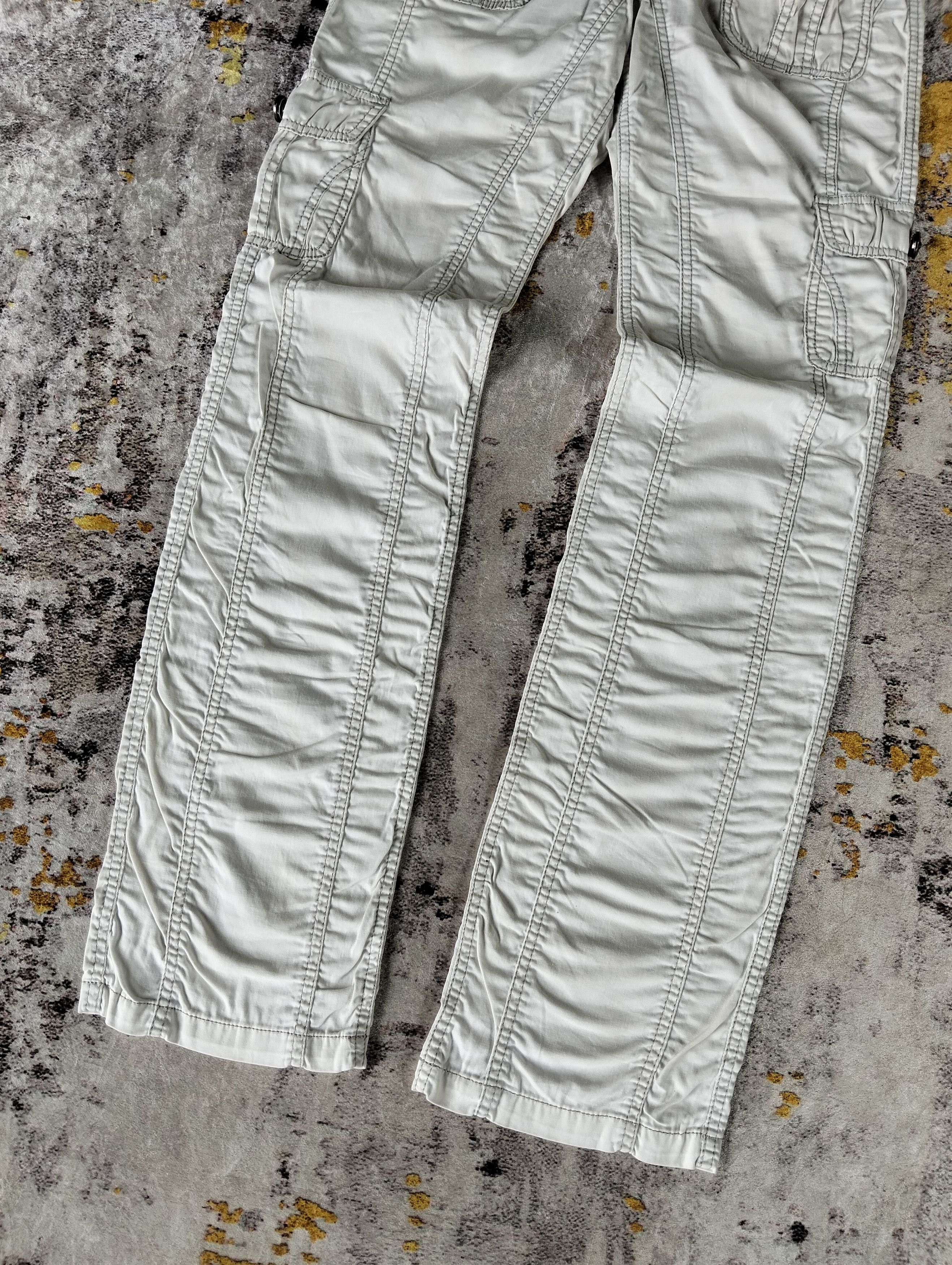 If Six Was Nine 2000s Japanese Lucas Cargo Multi Pocket Button Cross Pants Size US 28 / EU 44 - 3 Thumbnail