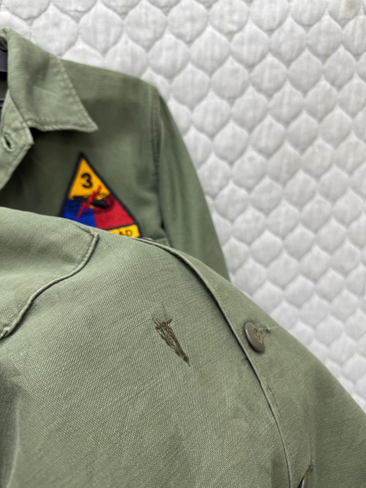 Vintage 🔥🔥🔥ARCHIVE VTG US ARMY OG 107 REWORK SHIRTS Size US M / EU 48-50 / 2 - 9 Thumbnail