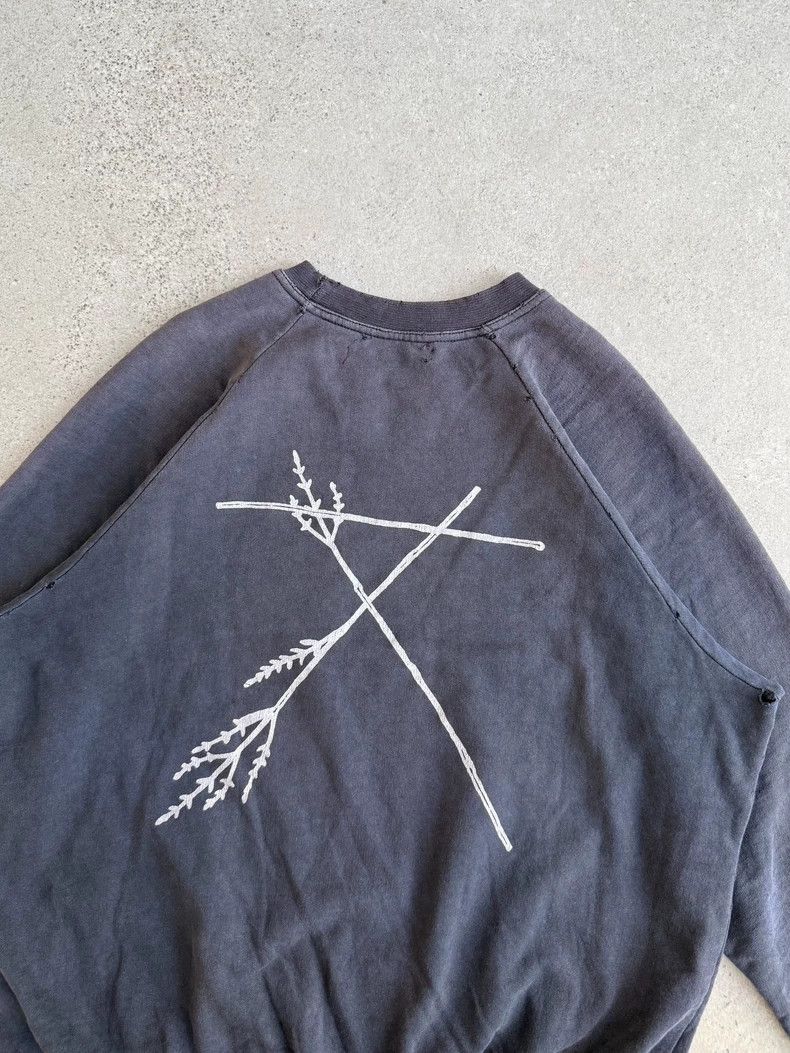 Raf Simons RAF SIMONS AW02 Archive Destroy Faded Raglan Sleeve Pullove Size US M / EU 48-50 / 2 - 8 Thumbnail