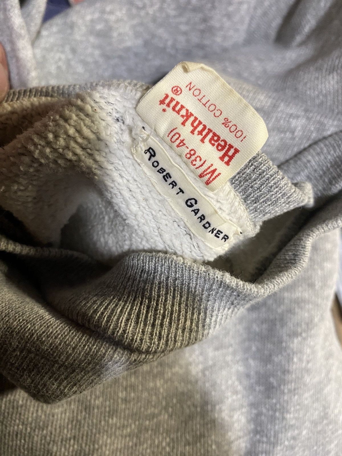 Vintage True Vintage Healthknit Blank Grey 60s Crewneck Sweatshirt Size US M / EU 48-50 / 2 - 10 Thumbnail