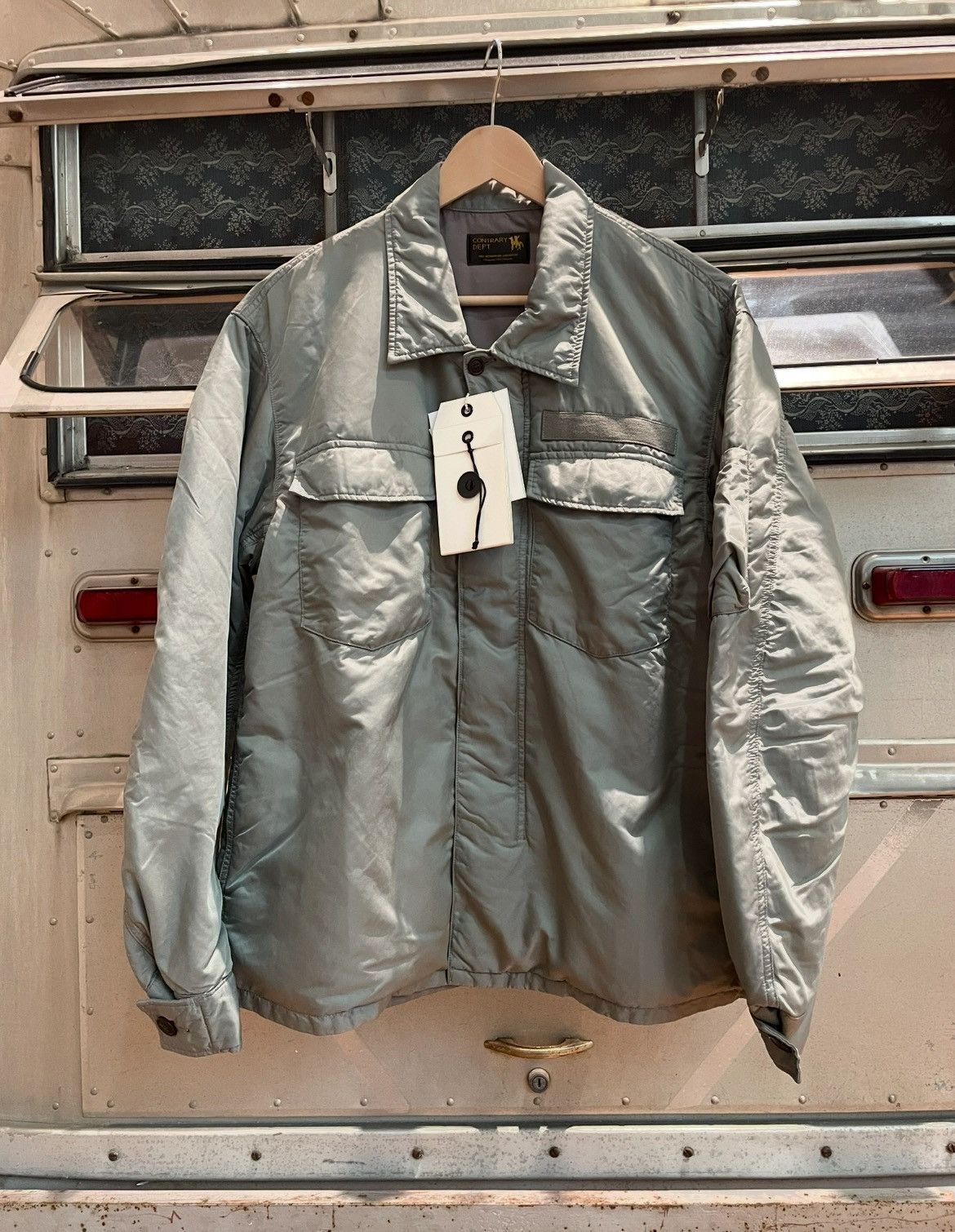 Visvim Visvim Contrary Dept HELI CREW DOWN SHIRT JKT Size US XXL / EU 58 / 5 - 2 Thumbnail