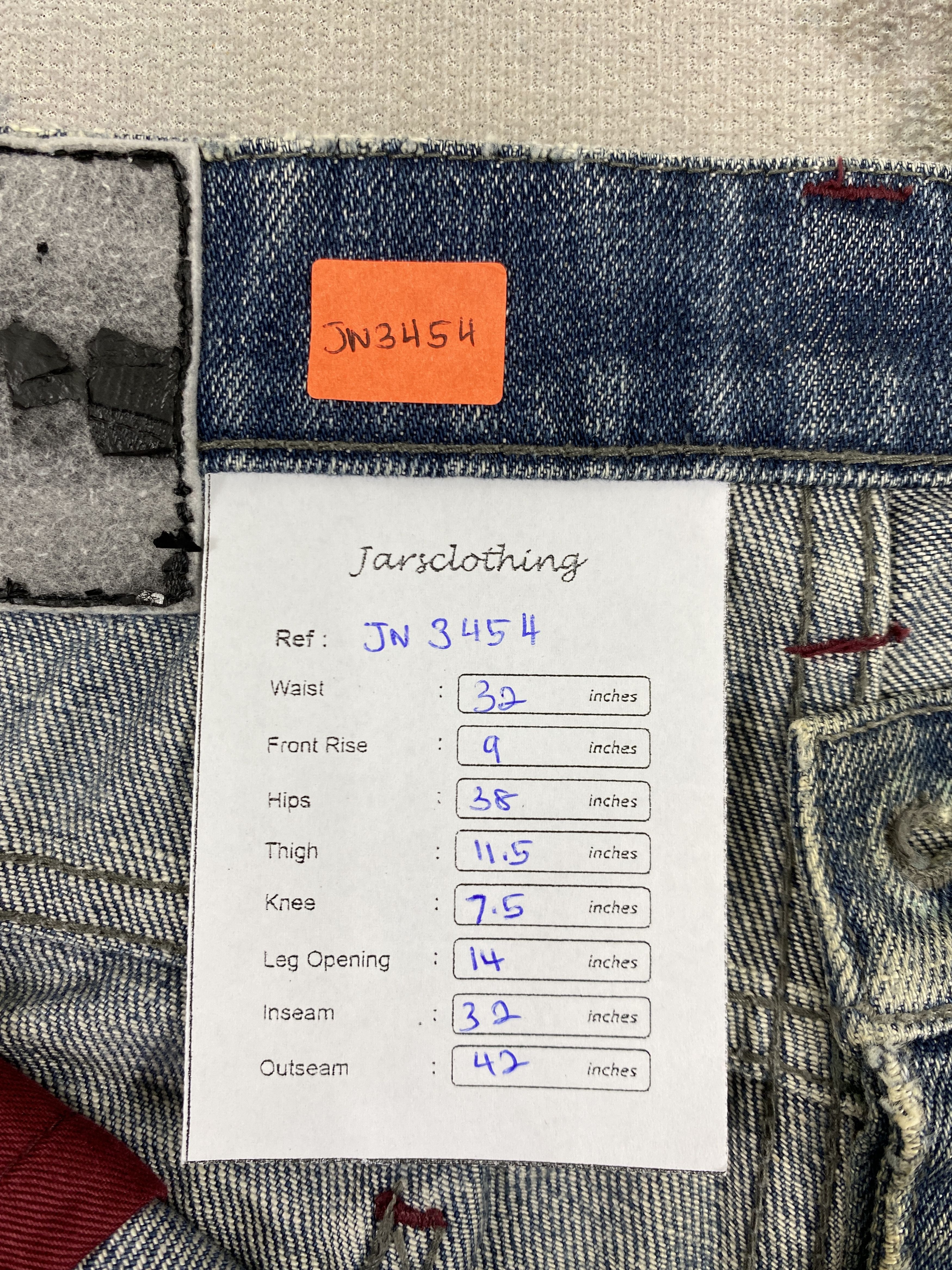 Vintage Distressed Blue Vintage Japanaese Jeans 32x32 Denim - JN3454 Size US 32 / EU 48 - 8 Thumbnail
