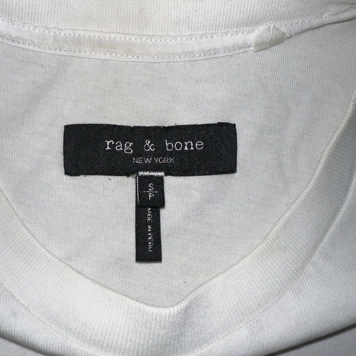 Rag & Bone Rag & Bone “Numbers Game” No.5 Tee Y2K Size US S / EU 44-46 / 1 - 4 Thumbnail