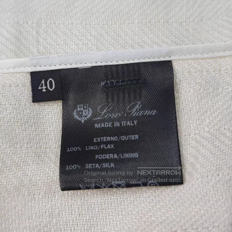 Loro Piana Loro Piana Off-white Linen Casual Blazer Size XS / US 0-2 / IT 36-38 - 6 Thumbnail