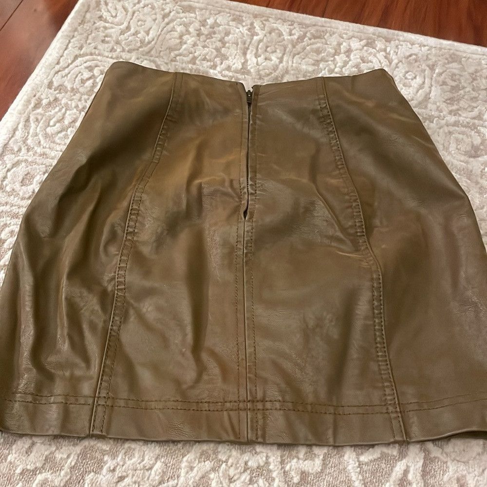 Free People Free people faux leather mini skirt Size XS / US 0-2 / IT 36-38 - 4 Thumbnail