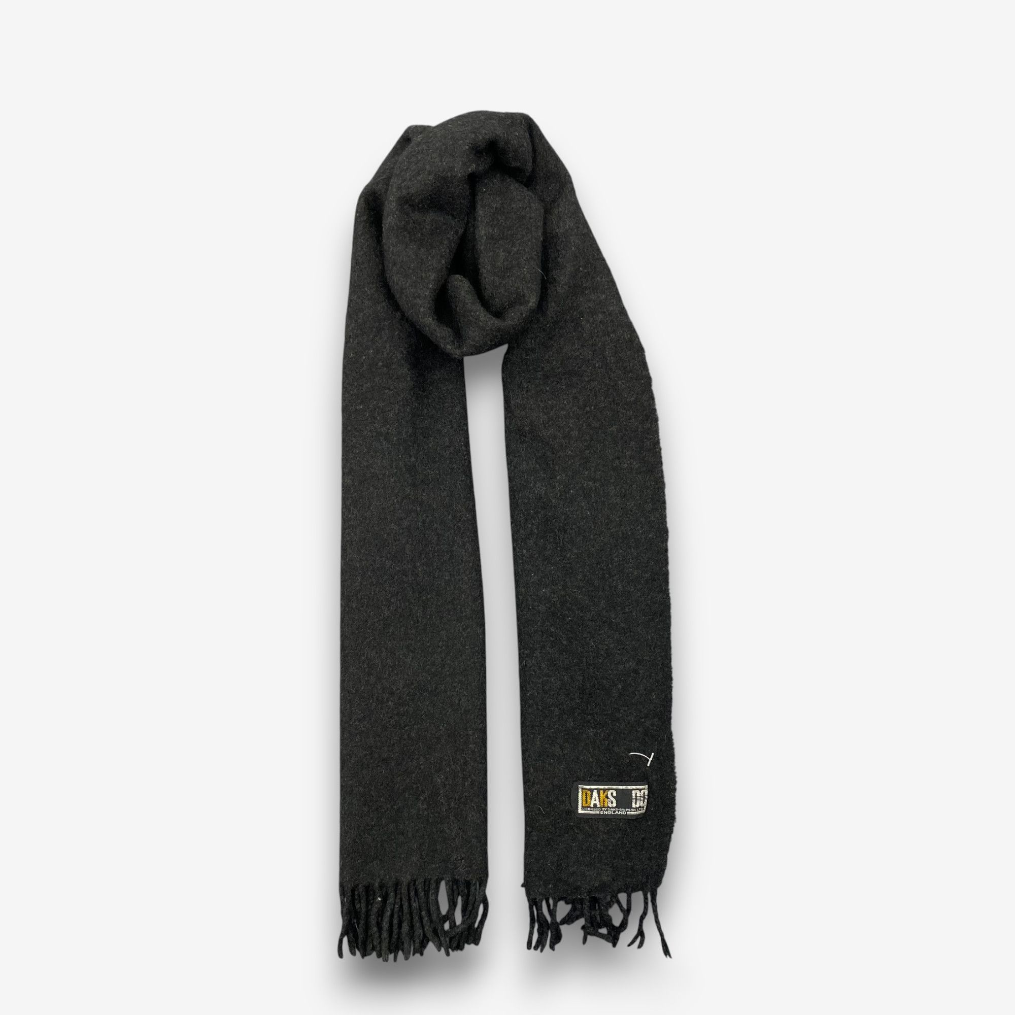 DAKS Vintage DAKS London Scarf Muffler Wool Winter Fringe Scarves Size ONE SIZE - 1 Thumbnail