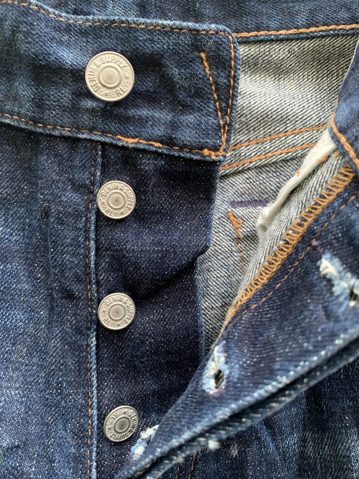 Polo Ralph Lauren Denim and supply ralph lauren ripped distressed slim denim Size US 32 / EU 48 - 5 Thumbnail