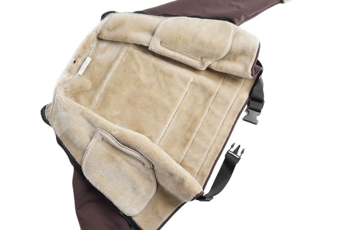 Miu Miu Miu Miu F/W1999 Fleece Lining Belt Buckle Jacket Size M / US 6-8 / IT 42-44 - 16 Thumbnail