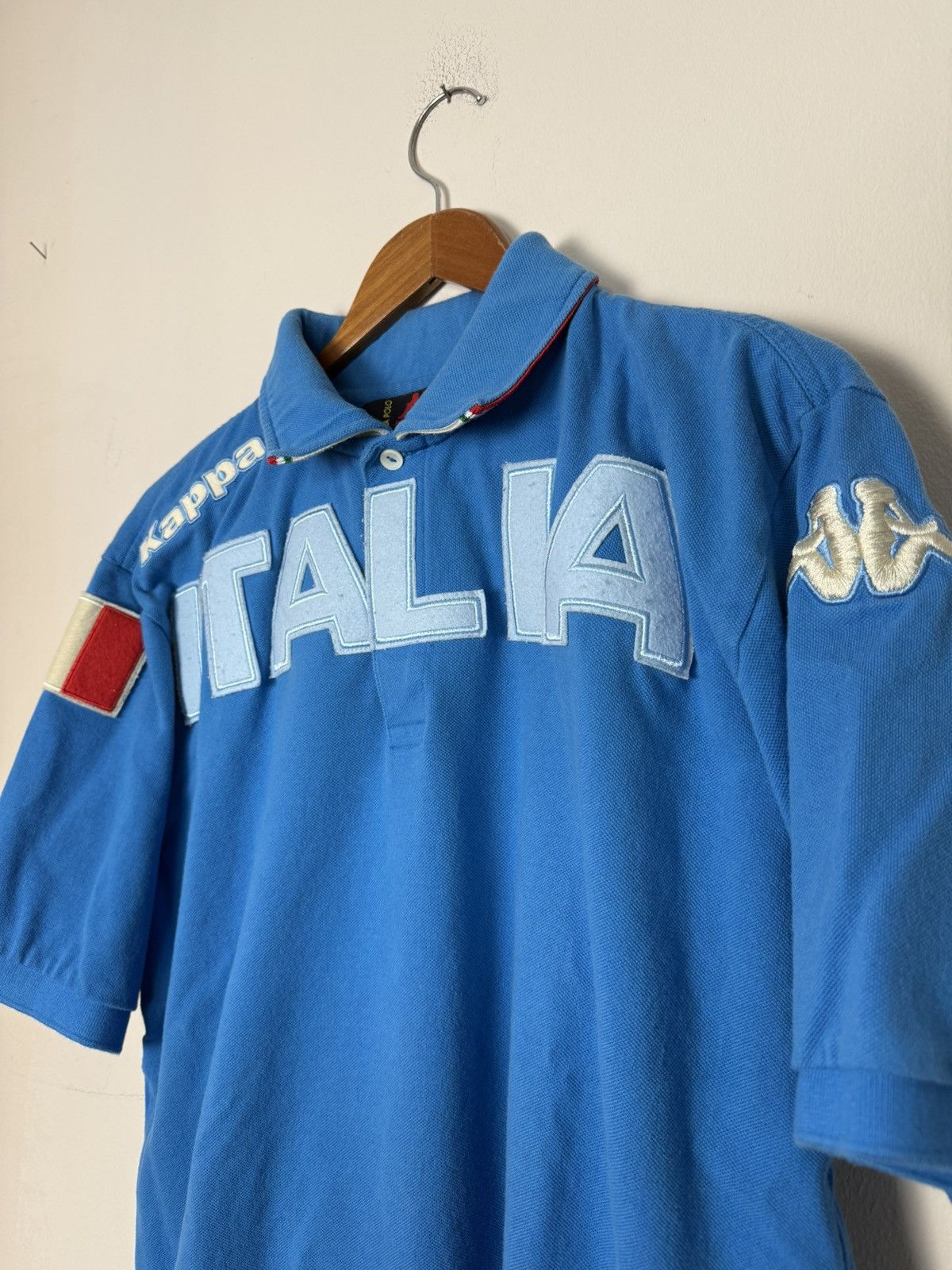 Vintage Kappa Italy FC Polo Short Sleeve Shirt