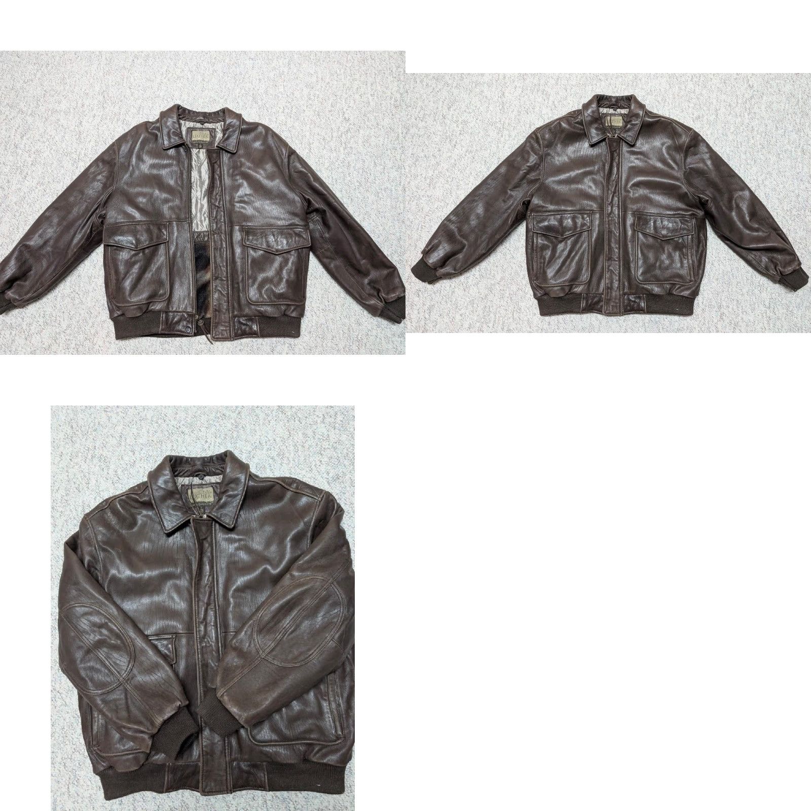 Vintage VINTAGE CABELA'S Leather BOMBER Jacket Mens L Brown Lambskin Butter-Soft Size US L / EU 52-54 / 3 - 8 Thumbnail