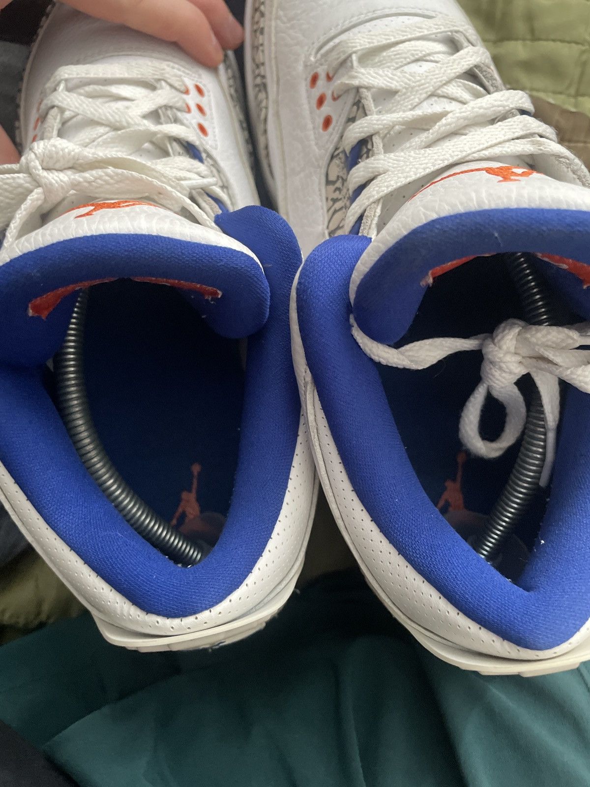 Jordan Brand × Nike Jordan 3 knicks Size US 11.5 / EU 44-45 - 10 Thumbnail