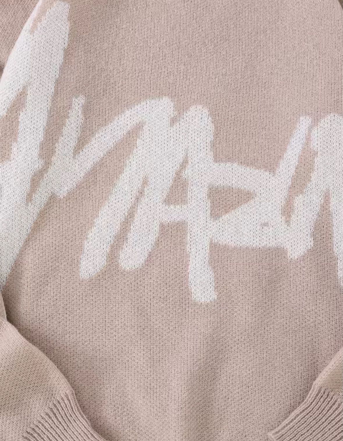 Other Streetwear Graffiti Pink Sweater Jacquard Knitwear Size US XXL / EU 58 / 5 - 5 Thumbnail