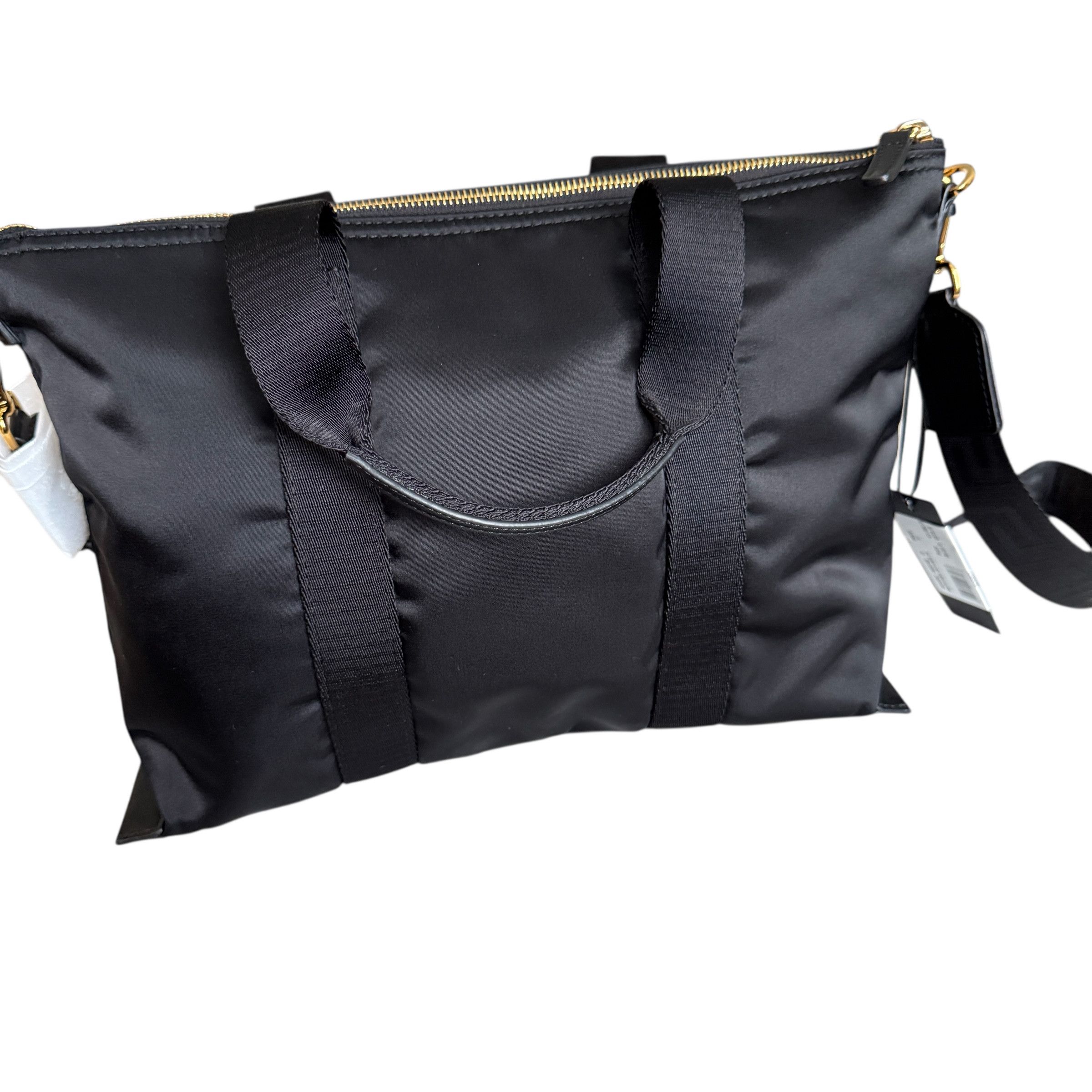Versace Versace 1013787 Black Nylon La Medusa Shoulder Tote Bag Size ONE SIZE - 3 Thumbnail