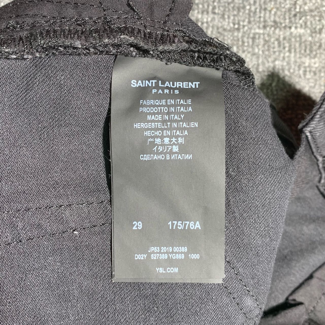 Saint Laurent Paris Saint laurent Fluid Leg Jeans 2501-Nextarrow Size US 29 - 3 Thumbnail
