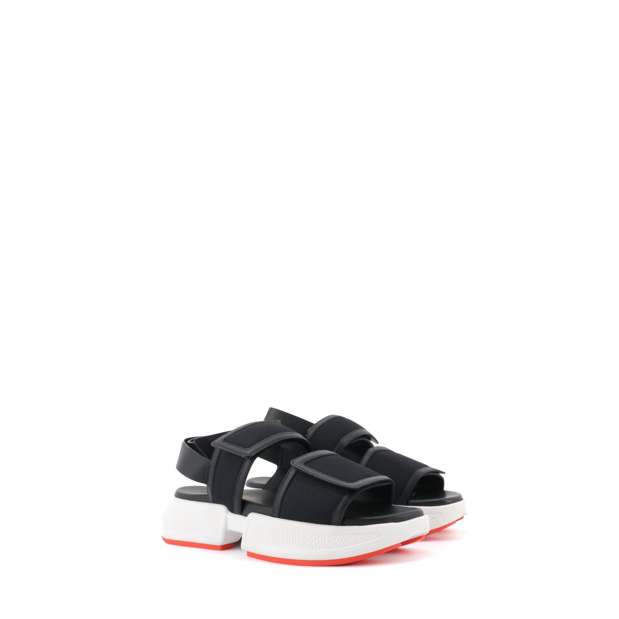 Hermes HERMÈS - Hermès Geek sandals in black leather (Size 38) Size US 7 / IT 37 - 1 Thumbnail