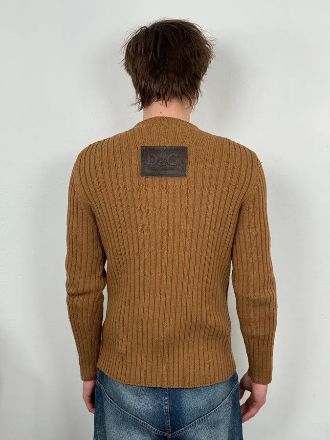 Dolce & Gabbana 2000s Dolce & Gabbana Brown Wool Sweater Size US M / EU 48-50 / 2 - 3 Thumbnail