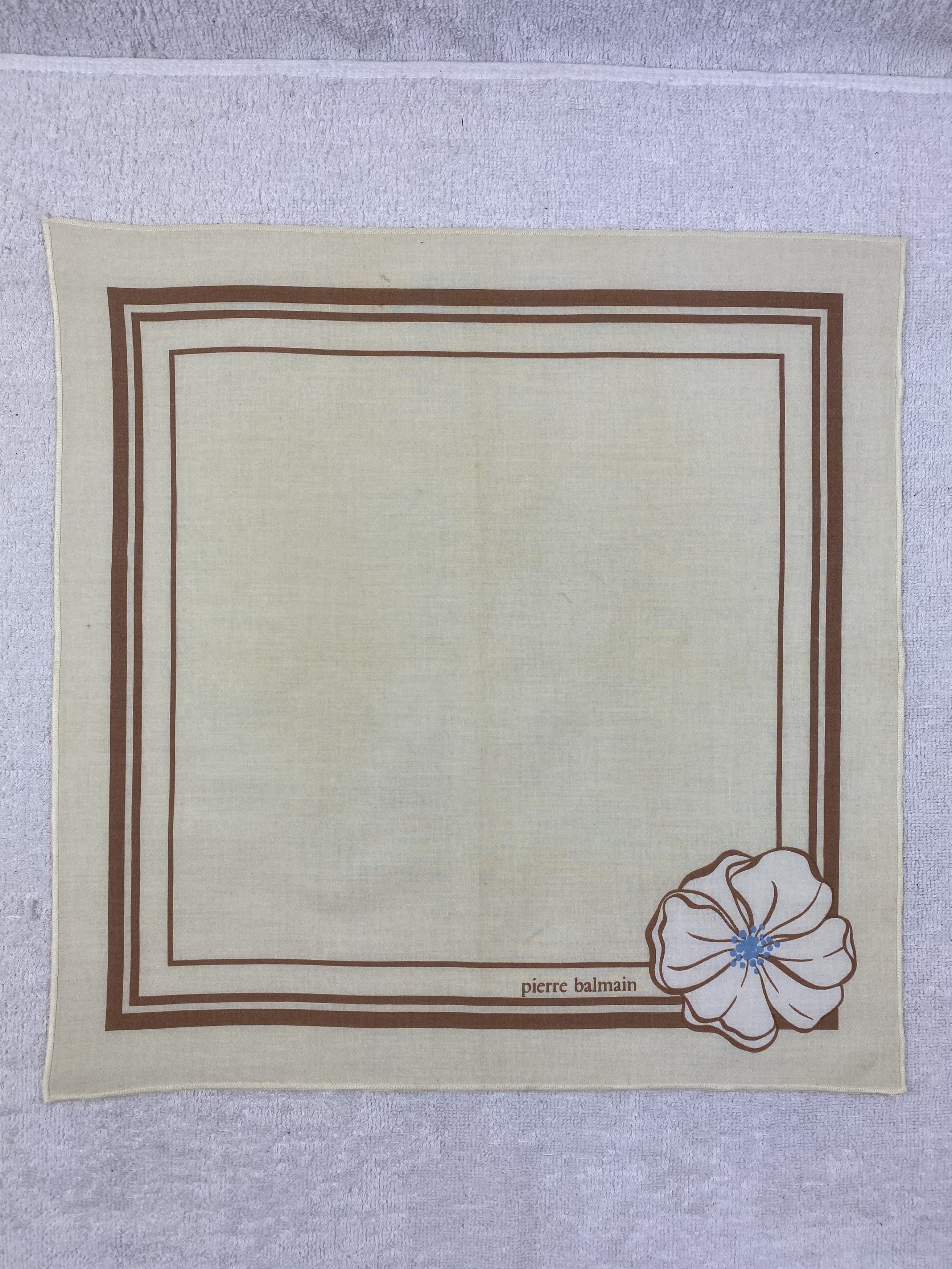 Pierre Balmain × Vintage Pierre Balmain Handkerchief / Bandana / Neckerchief Size ONE SIZE - 3 Thumbnail