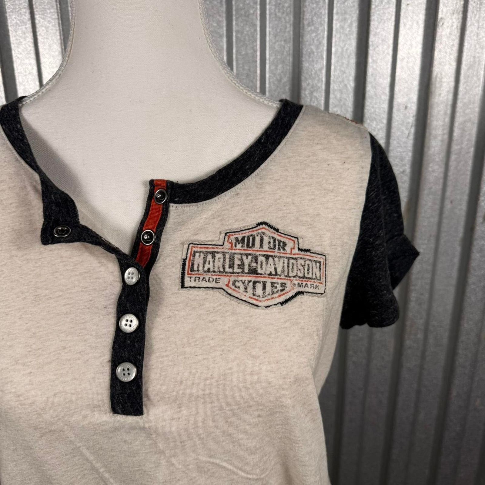 Harley Davidson Harley davidson cream and black Size M / US 6-8 / IT 42-44 - 3 Thumbnail