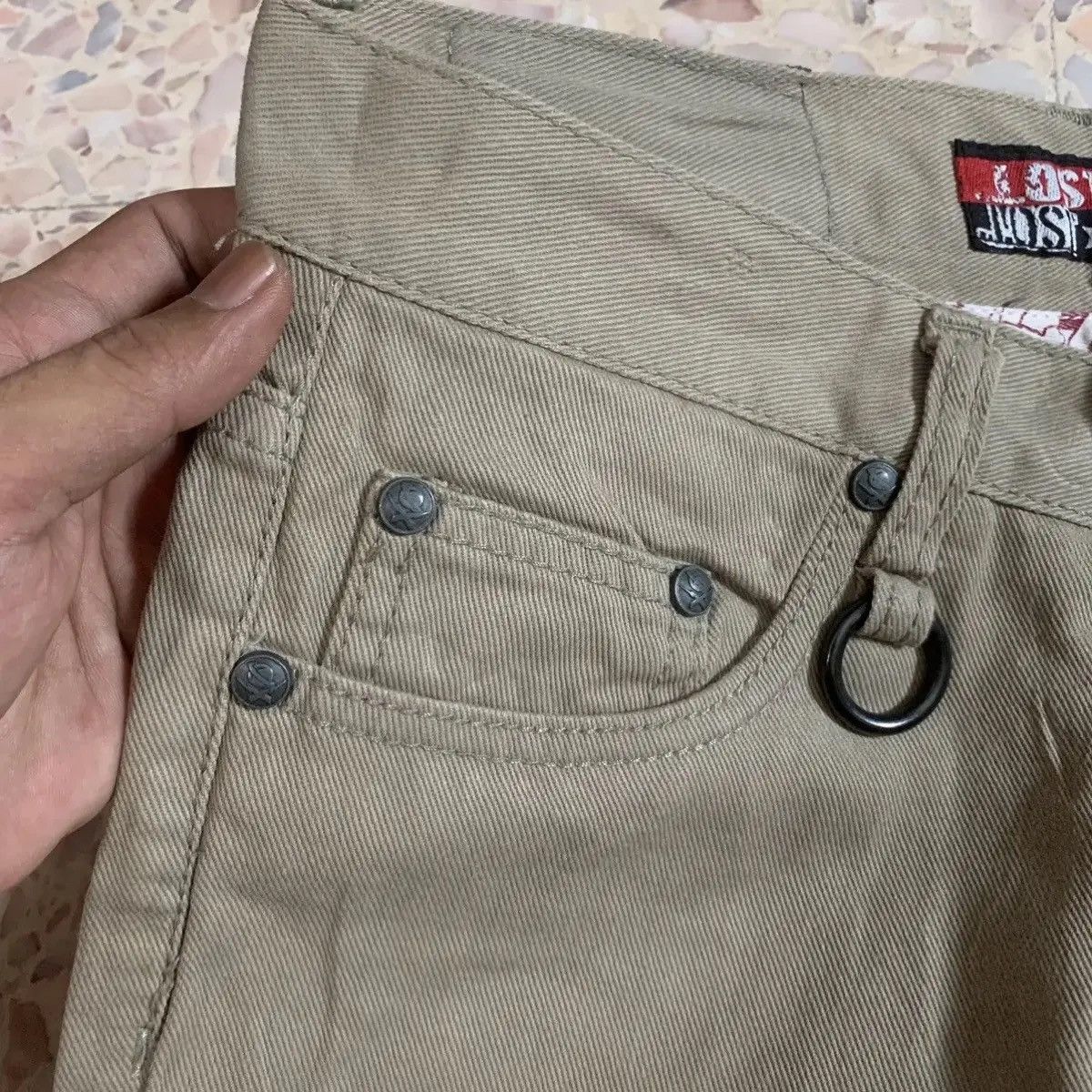 Japanese Brand × Lost Enterprises × Vintage STEALS 💥 VINTAGE LOST TROUSERS BAGGY SPIKE PANTS Size US 29 - 9 Thumbnail