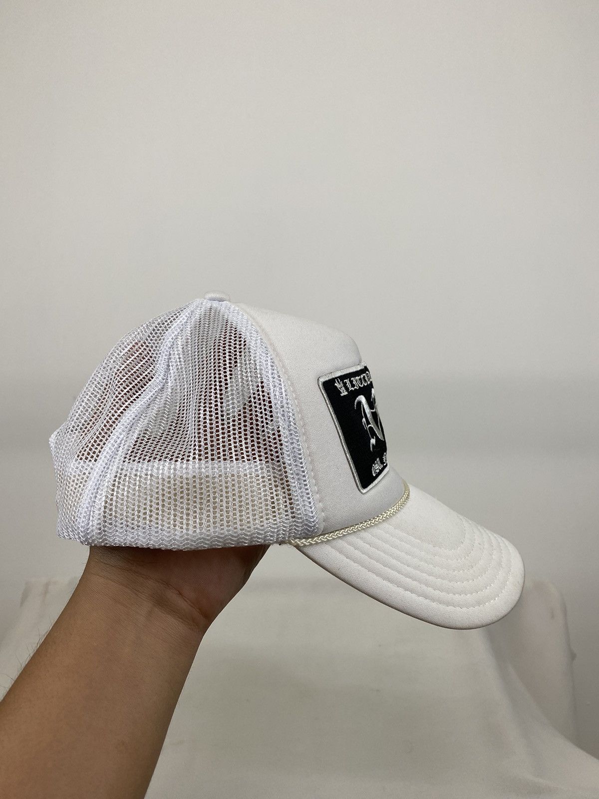 Vintage Otto LITTLE NEW YORK Chrome Hearts Inspired Trucker Hat Size ONE SIZE - 2 Thumbnail