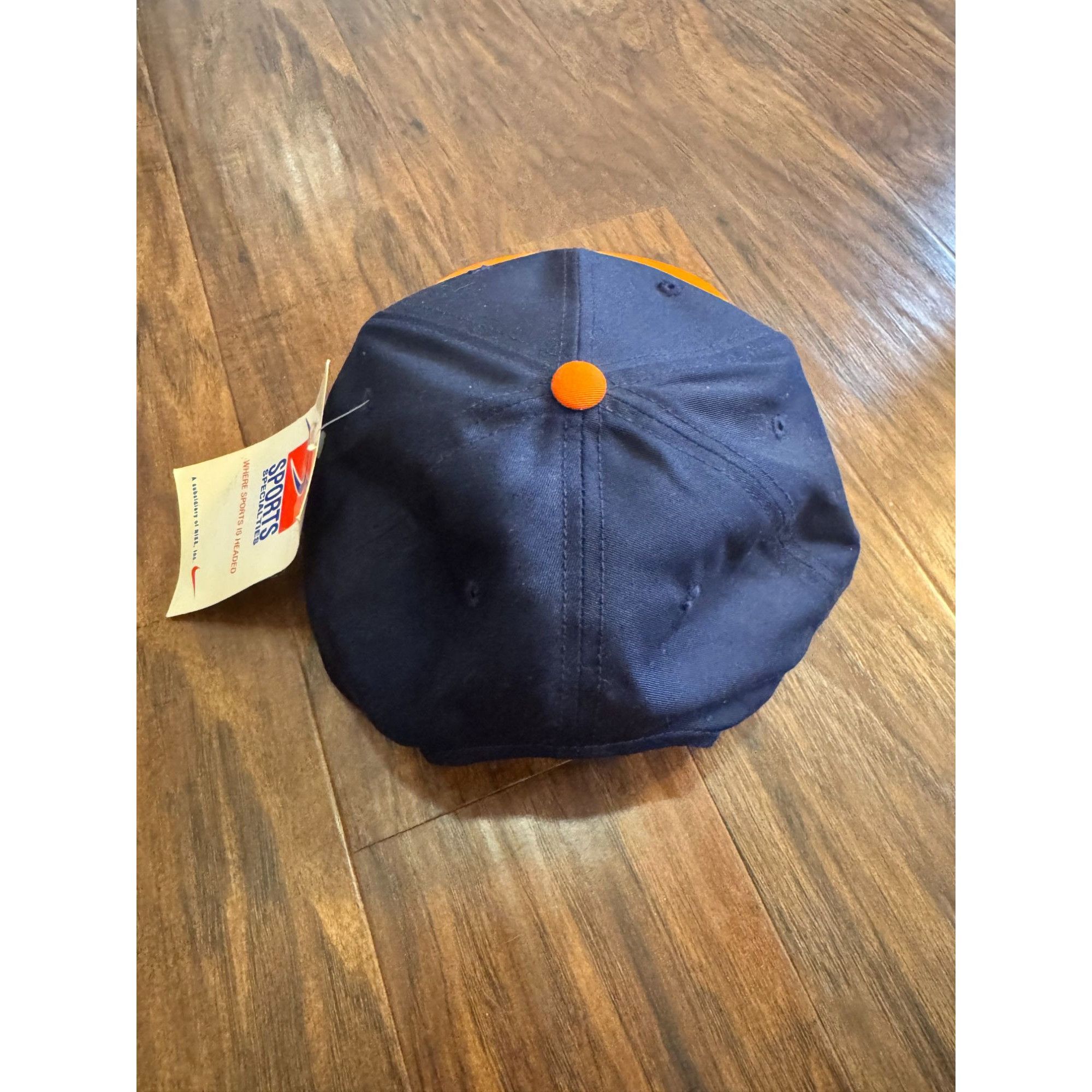 Sports Specialties VTG NOS Auburn University Blue Orange Snapback Hat NIKE Spor Size ONE SIZE - 9 Thumbnail