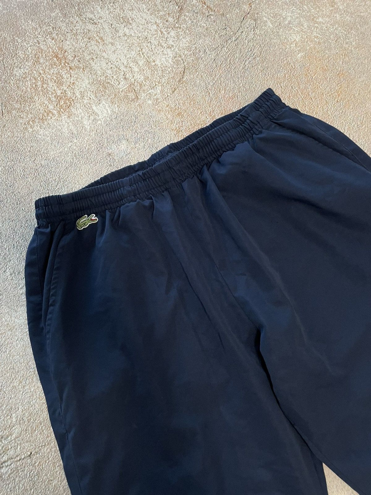 Lacoste Vintage Lacoste Nylon Navy Track Pants Size US 32 / EU 48 - 4 Thumbnail