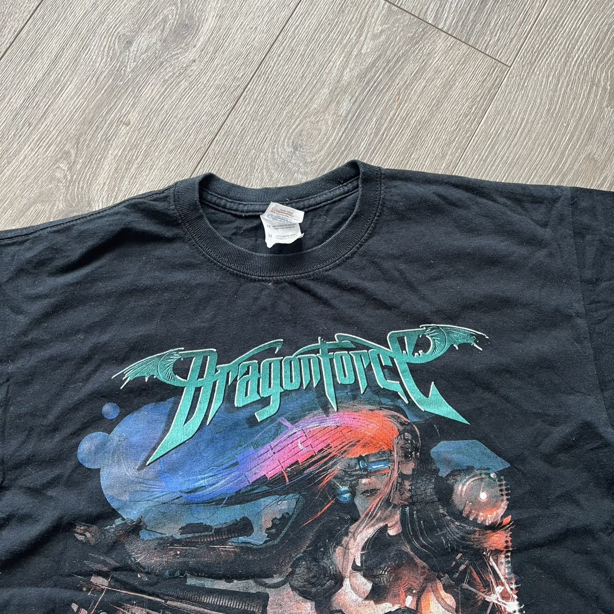 Band Tees Vintage Dragonforce Tee 2000s rock band Size US M / EU 48-50 / 2 - 3 Thumbnail