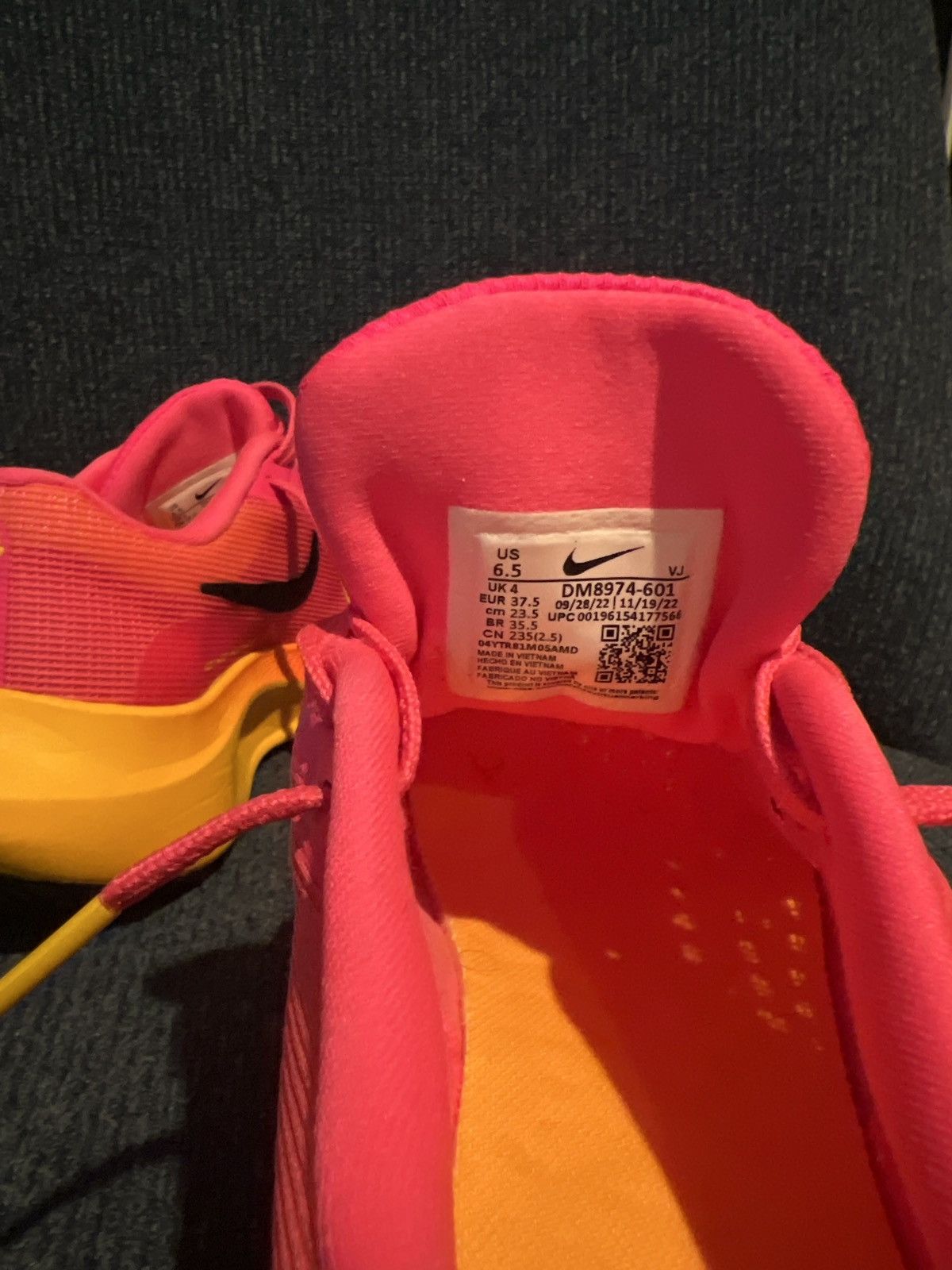 Nice Kicks × Nike Hot Pink/Laser Orange Nike Zoom Fly 5 Size US 6.5 / IT 36.5 - 4 Thumbnail