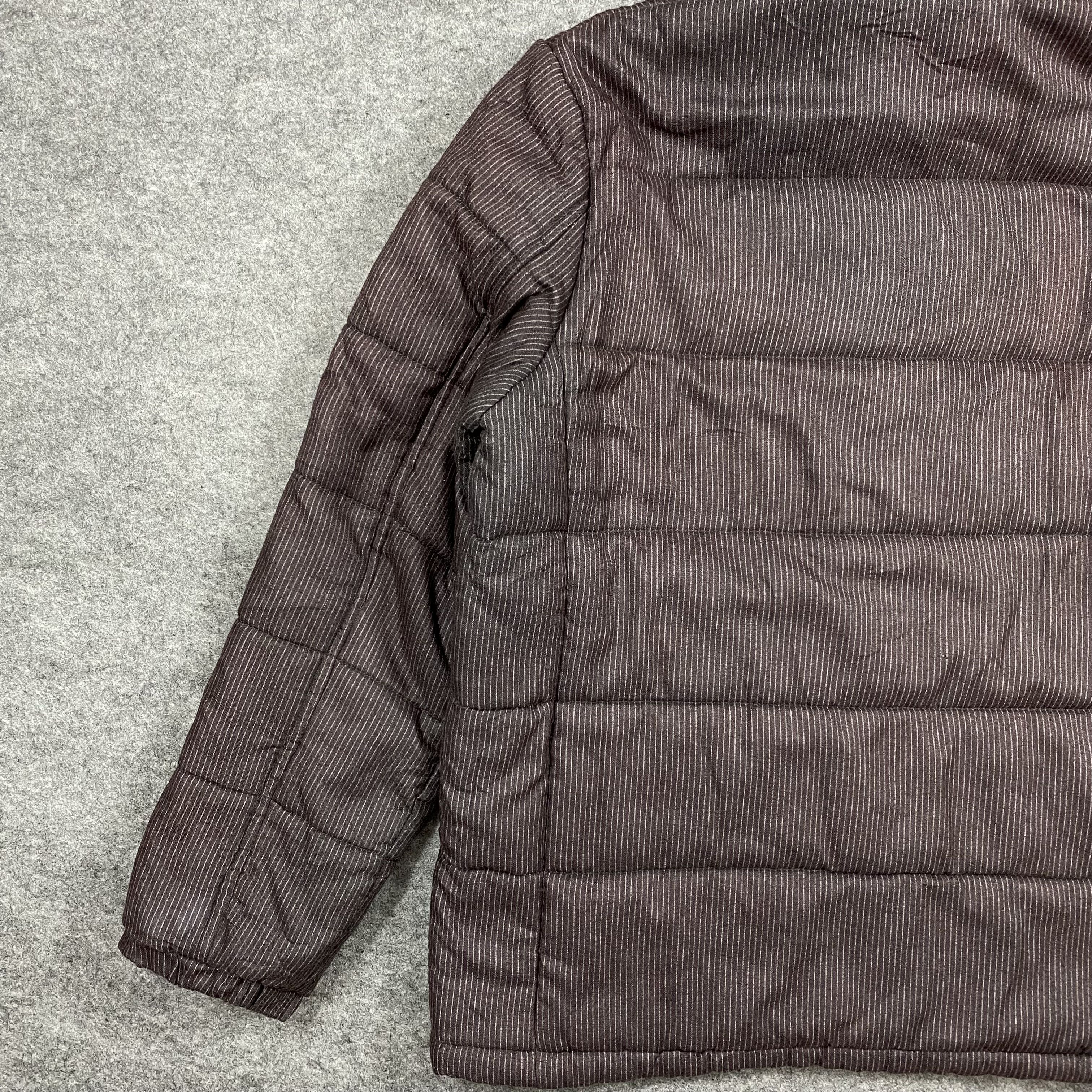 Vintage VTG 2009 J.N.R.D Pinstripe Hooded Puffer Jacket-J670 Size US M / EU 48-50 / 2 - 8 Thumbnail