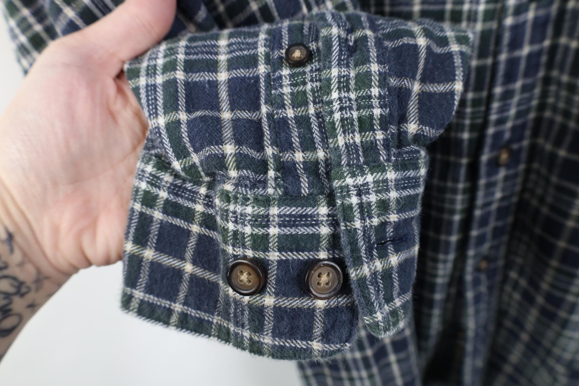 Eddie Bauer Vintage 90s Eddie Bauer Collared Button Down Shirt Plaid Size US XL / EU 56 / 4 - 5 Thumbnail