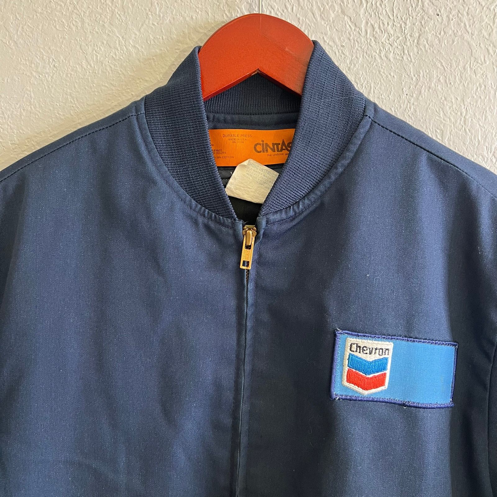 Cintas Vintage 1980s Cintas Chevron Work Jacket Quilted Lined M Size US M / EU 48-50 / 2 - 2 Thumbnail