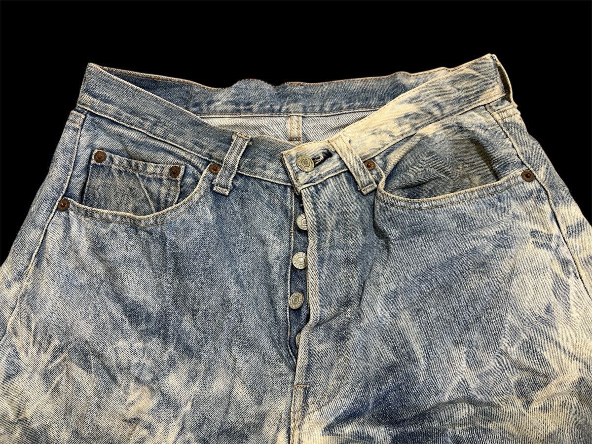 Levi's Vintage Clothing Vintage Levis 70s 80s bleach wash Stamp button 6 Size US 30 / EU 46 - 5 Thumbnail