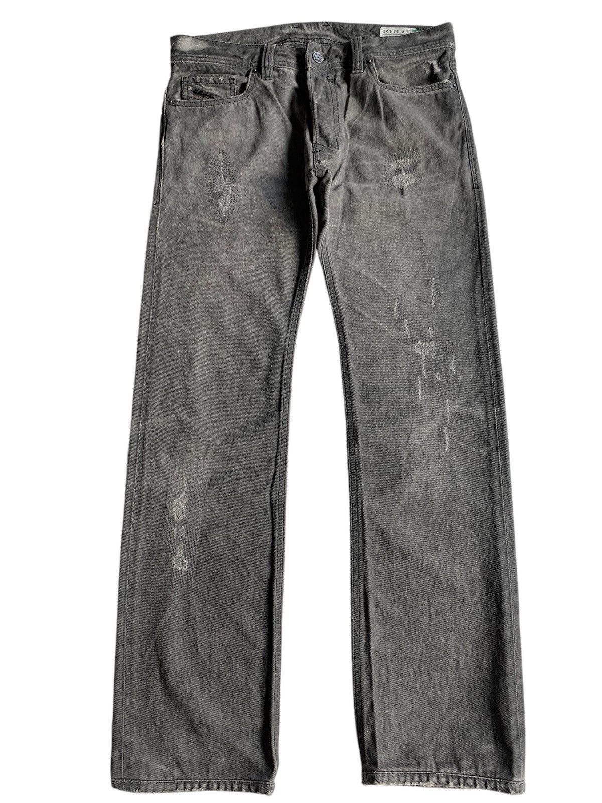 If Six Was Nine × Japanese Brand DIESEL SAFADO PUNK STYLE DISTRESSED DENIM MADE IN ITALY☠️ Size US 33 - 1 Thumbnail