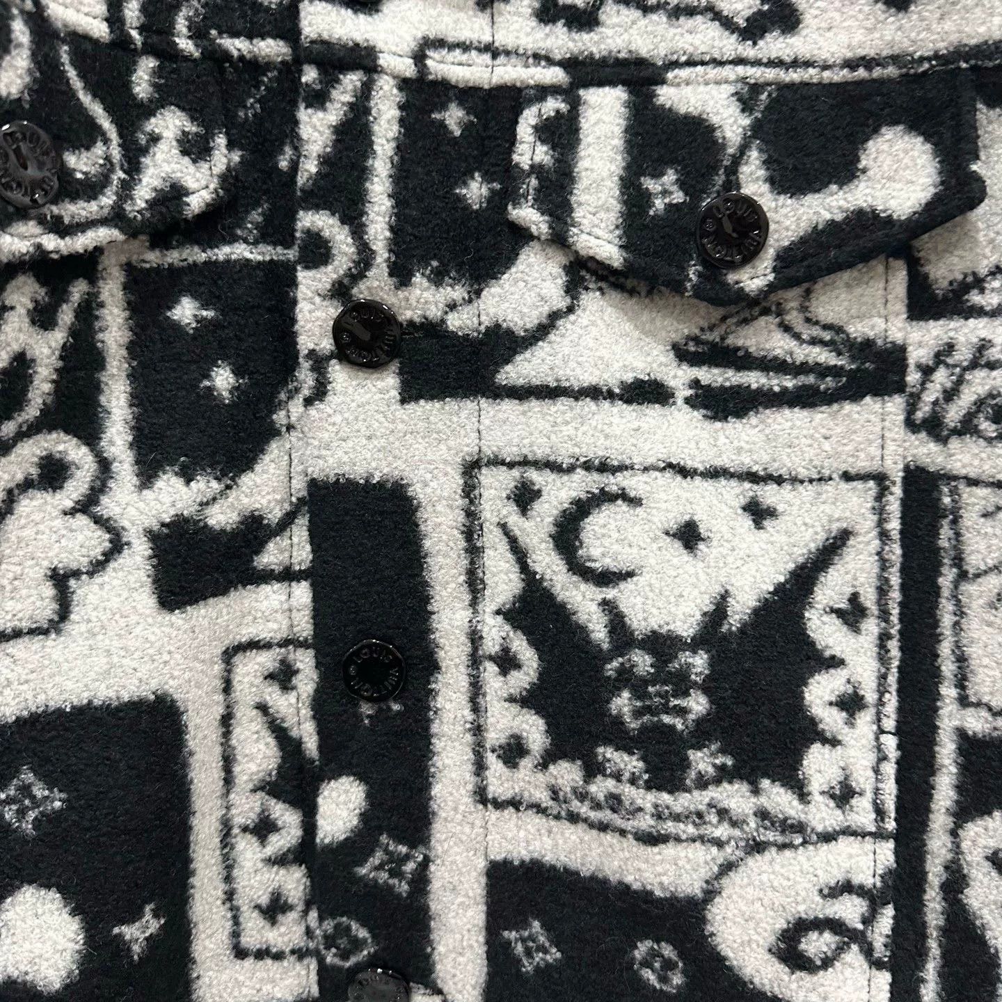 Louis Vuitton wool graphic jacket by louis vuitton Size US XL / EU 56 / 4 - 3 Thumbnail
