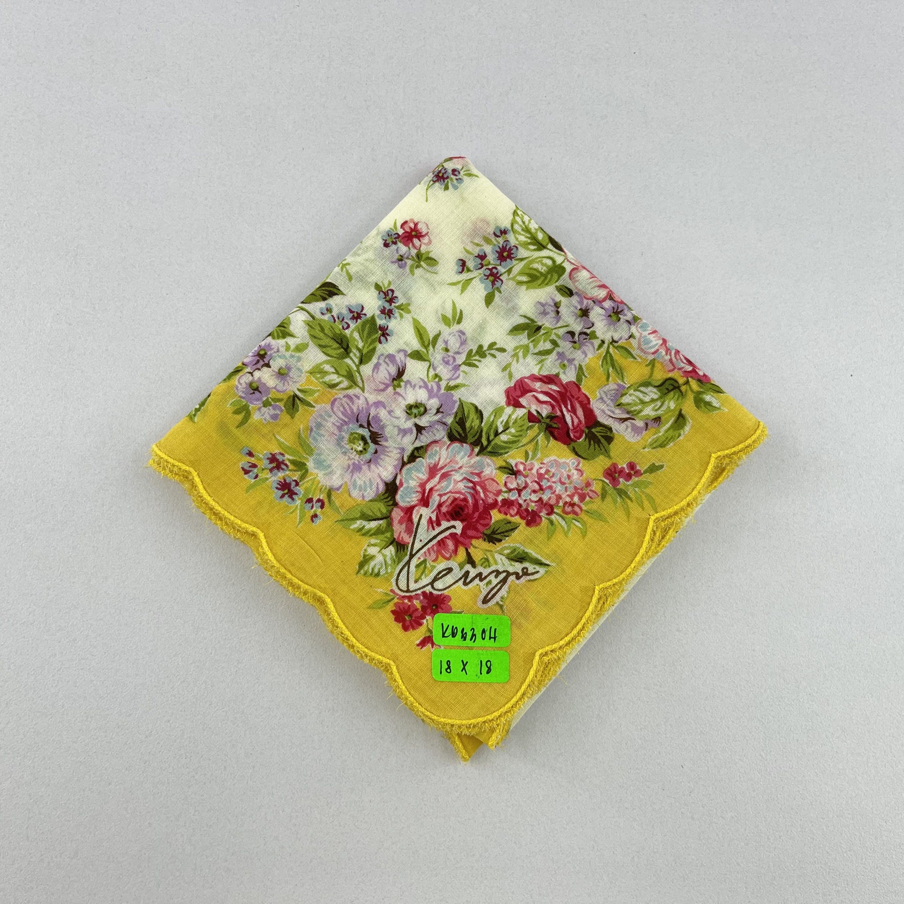 Kenzo × Vintage Kenzo Handkerchief/Neckerchief/Bandana-KD3304 Size ONE SIZE - 6 Thumbnail