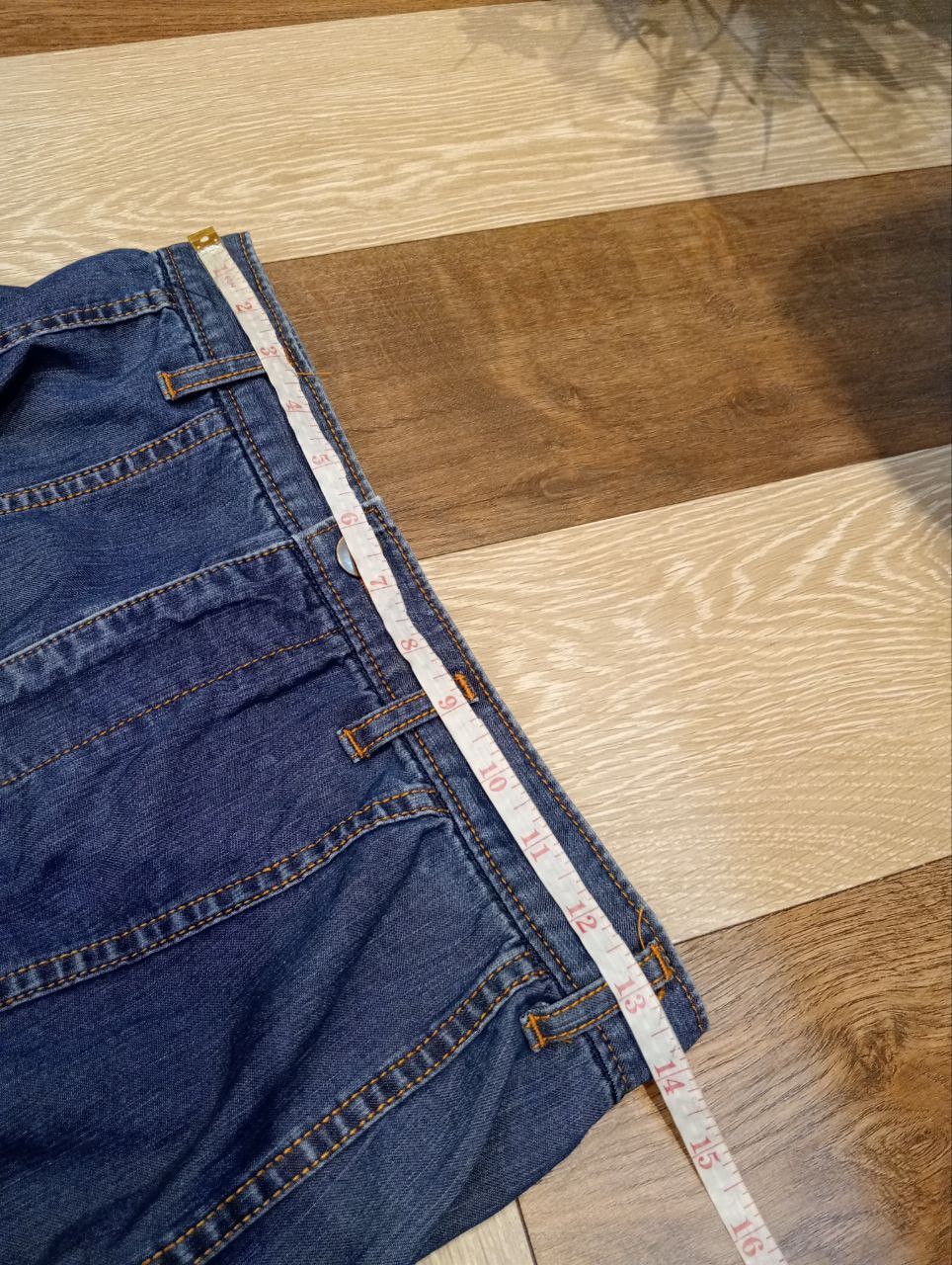 Tricot Comme des Garcons TRICOT COMME DES GARCONS CARGO-STYLE MAXI BLUE DENIM SKIRT Size 28" / US 6 / IT 42 - 12 Thumbnail