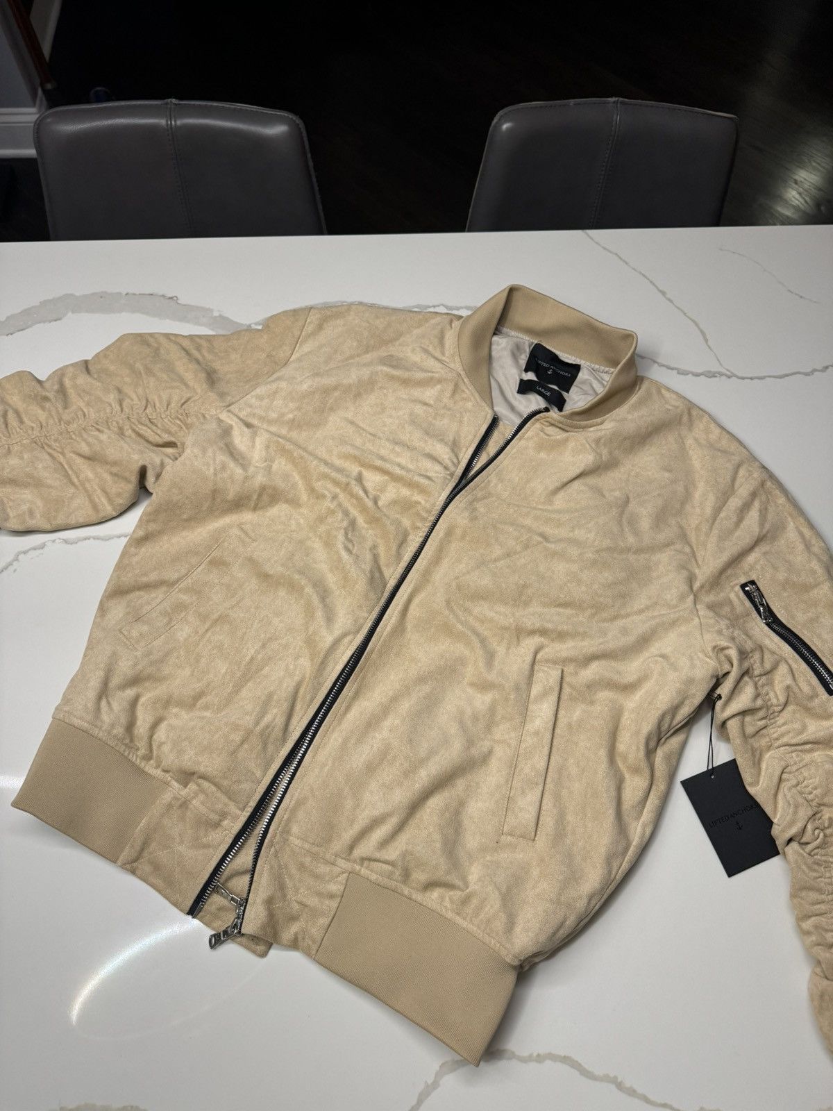 Keeping NY Everywhere Suede bomber jacket Size US L / EU 52-54 / 3 - 1 Thumbnail