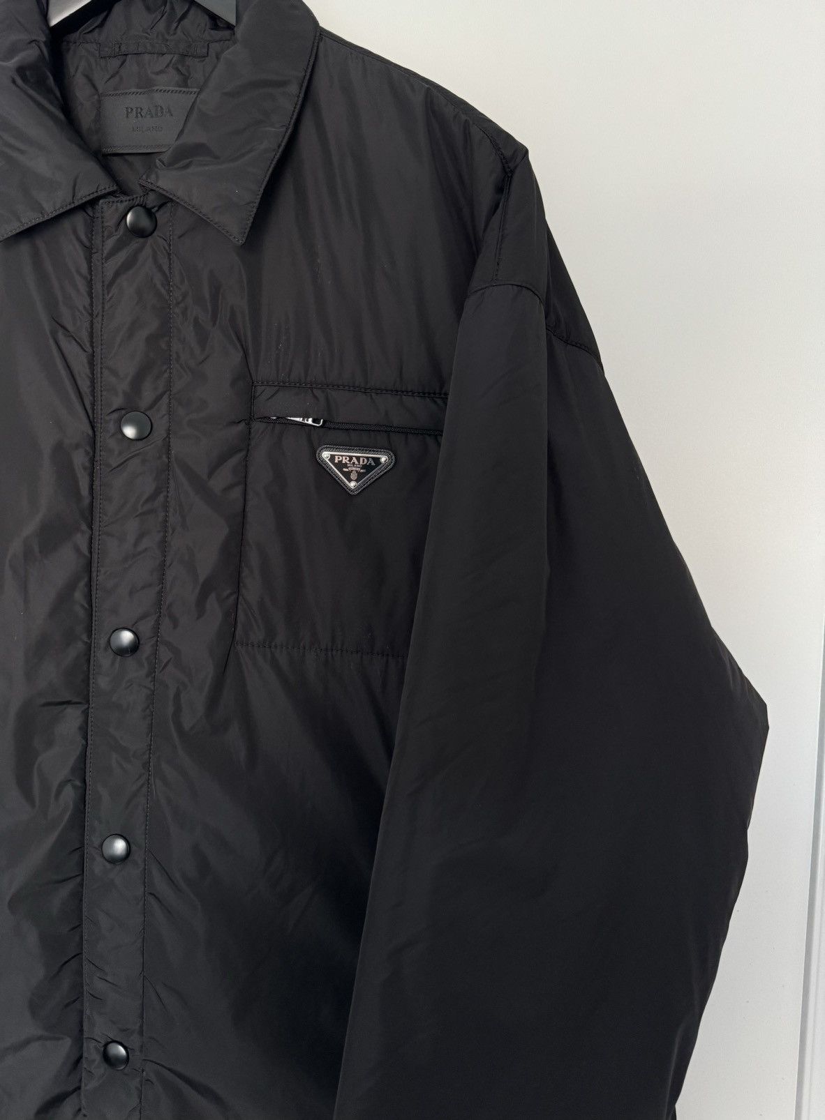 Prada Prada Logo Re-Nylon Light Padded Jacket Size US XL / EU 56 / 4 - 2 Thumbnail