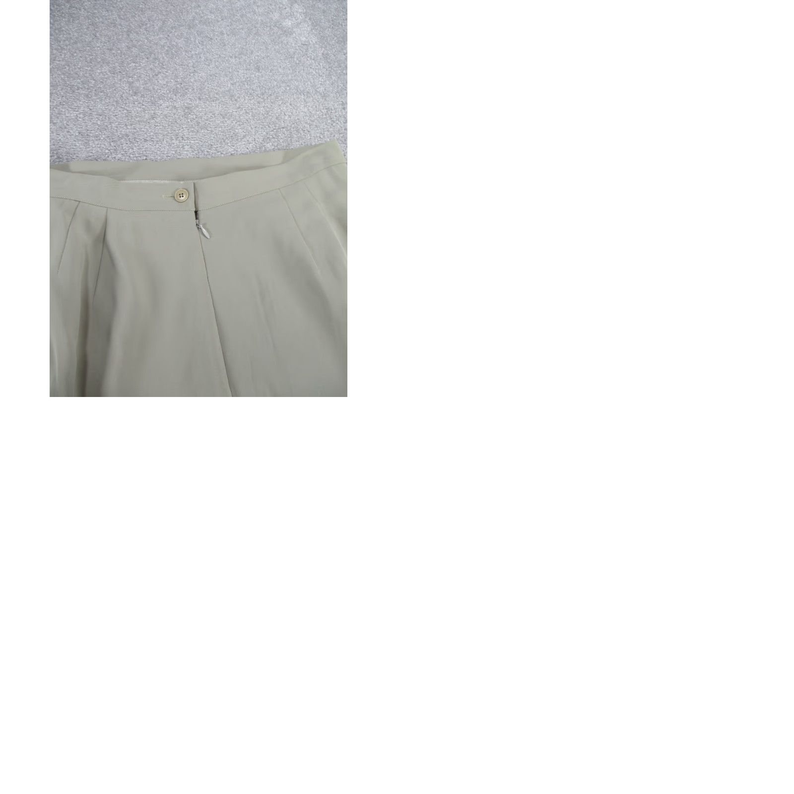 Giorgio Armani Giorgio Armani Skirt Womens 12 Beige Silk Blend Pencil Knee Length Zipper Formal Business Party/Cocktail Size 34" / US 12 / IT 48 - 9 Thumbnail