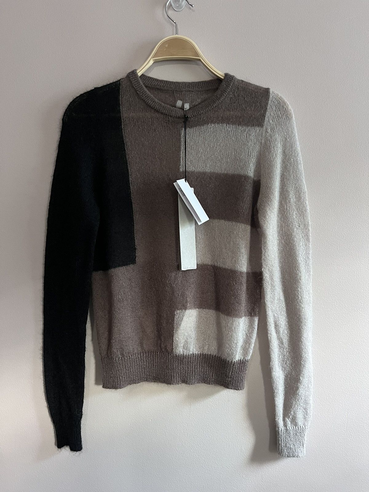 Rick Owens Rick Owens Round Neck Biker Sweater Size US S / EU 44-46 / 1 - 1 Thumbnail