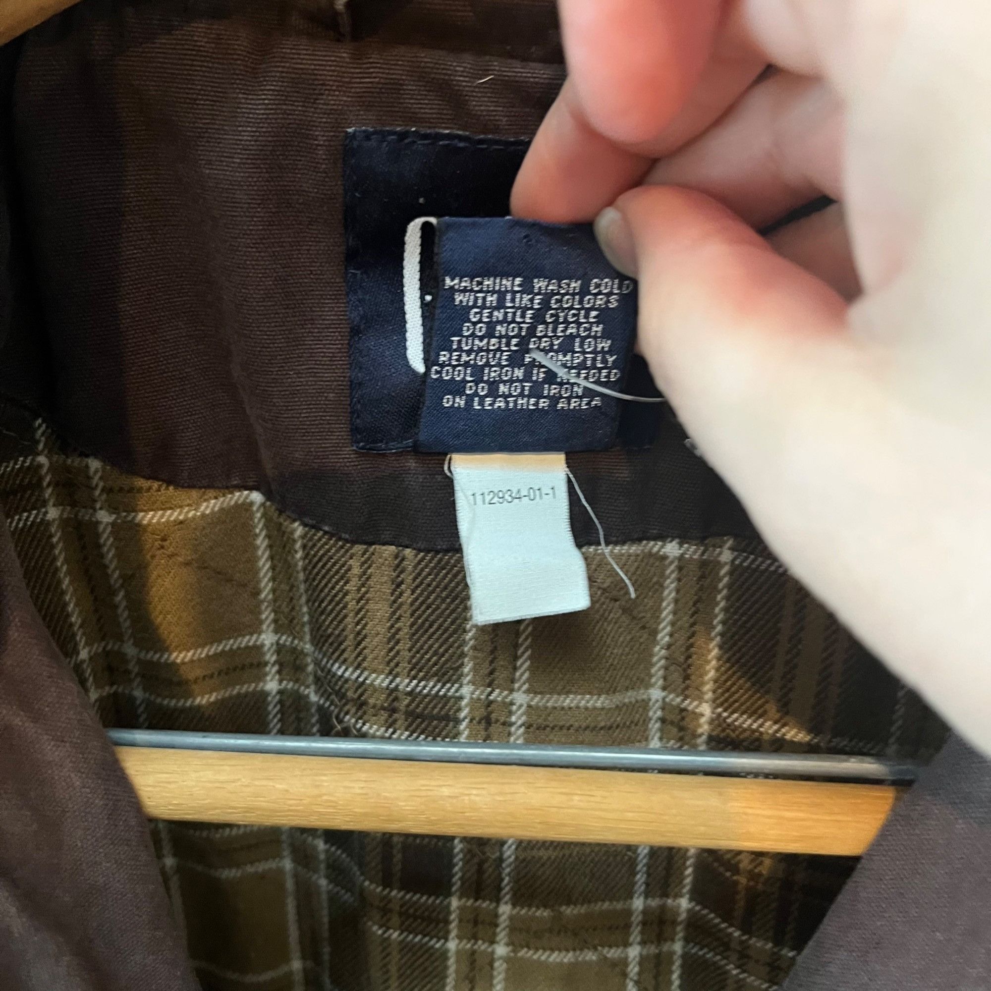 Gap Vintage 90's GAP Mens Brown Cotton Jacket With Plaid Flannel Size US M / EU 48-50 / 2 - 3 Thumbnail
