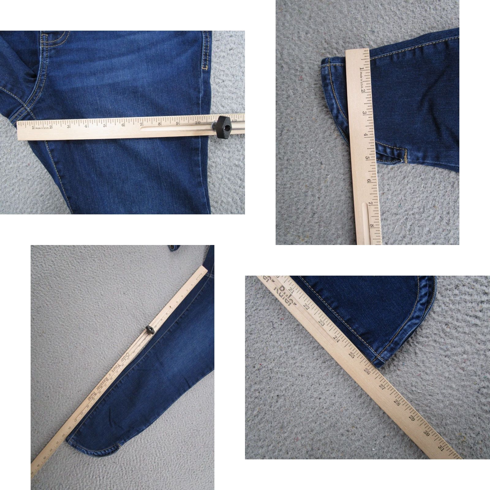 Vintage Maurices High Rise Denim Skinny Ankle Jeans Blue 12 Womens Stretch 5-Pocket Maurices Everflex Jeans Size 12 Size 34" / US 12 / IT 48 - 8 Thumbnail