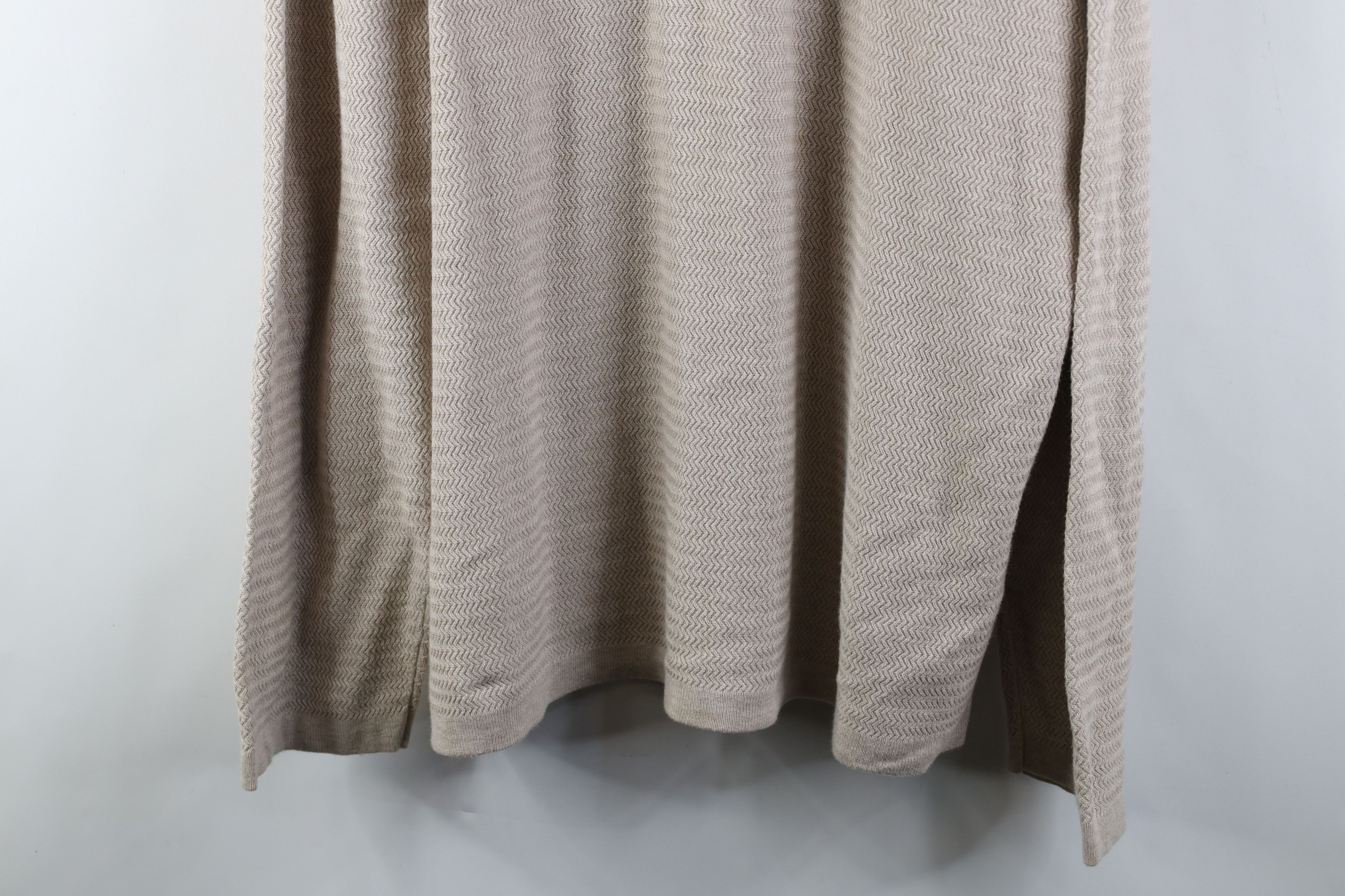 Vintage Vintage 90s Y2K Streetwear Collared Long Sleeve Polo Beige Size US XXL / EU 58 / 5 - 3 Thumbnail