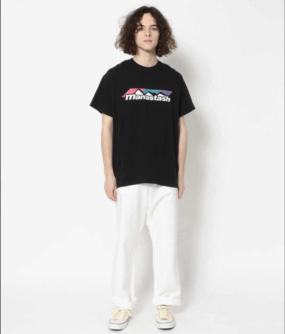 Manastash × Vintage Vintage Manastash Sunfaded Spellout Tshirt Size US L / EU 52-54 / 3 - 3 Thumbnail