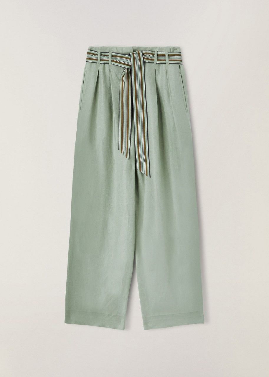 image of Loro Piana O1Srvl11E0424 Trouser In Grey, Women's (Size 26)