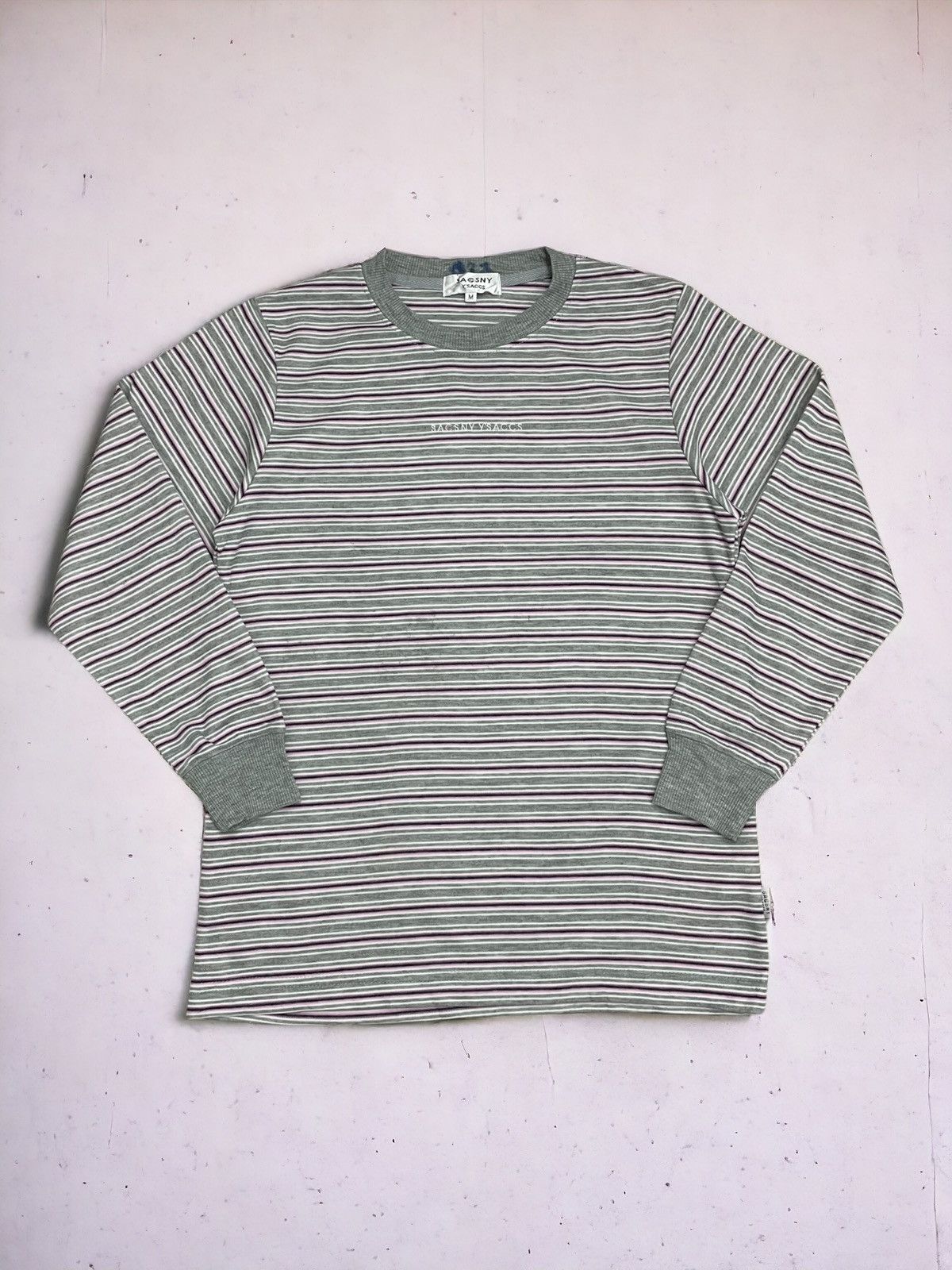 Designer Y’saccs Sacsny Yohji Yamamoto Stripe Colorway Sweatshirt Size US M / EU 48-50 / 2 - 1 Thumbnail