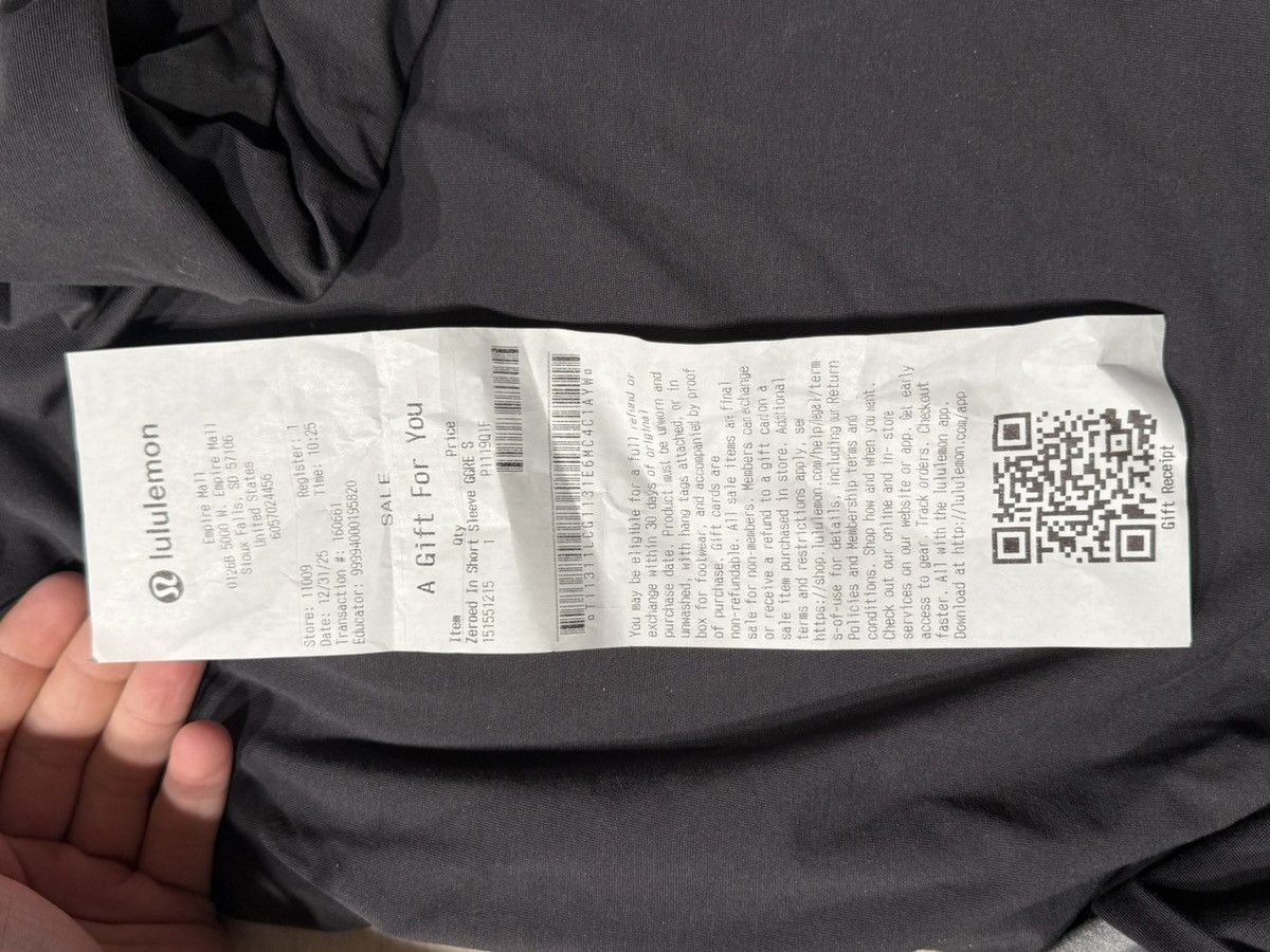 Lululemon Mens Lulu Tee Size US S / EU 44-46 / 1 - 5 Thumbnail