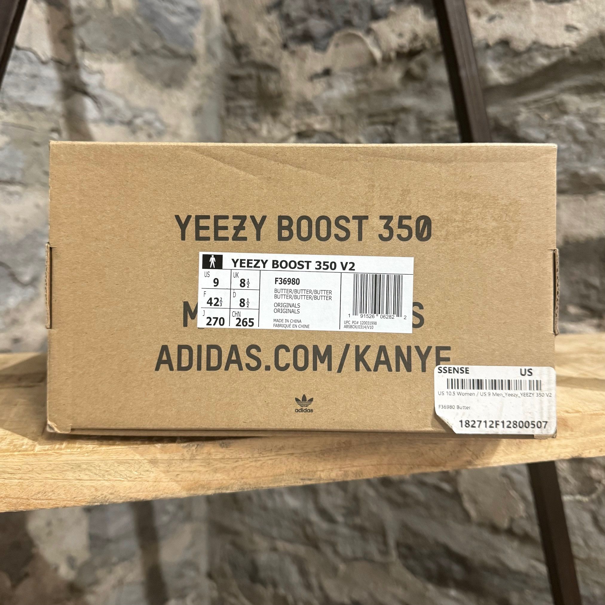 Adidas × Kanye West Adidas Yeezy 350 Butter Sneakers Size US 9 / EU 42 - 11 Thumbnail
